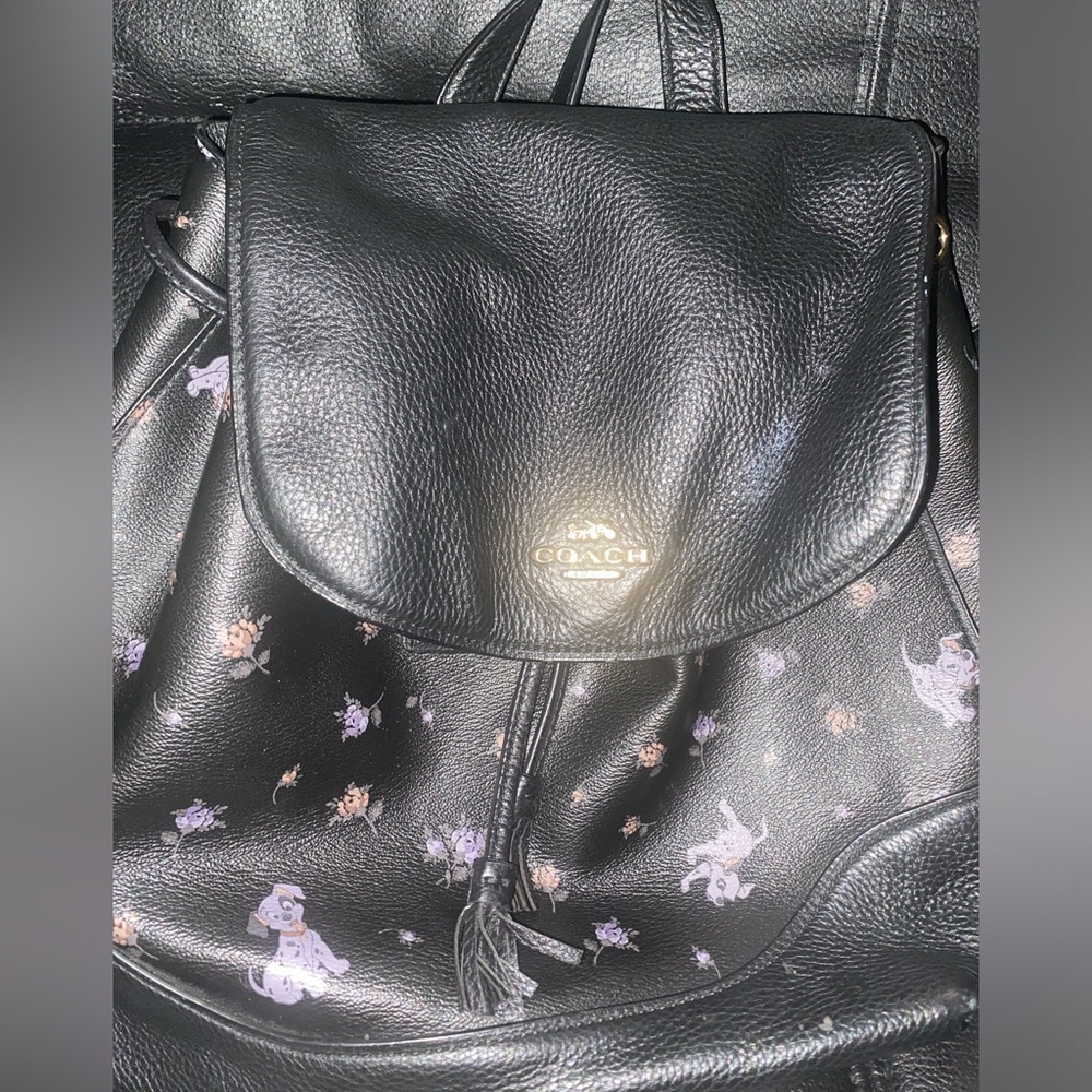 Coach Disney X Dalmatian Floral Print Backpack